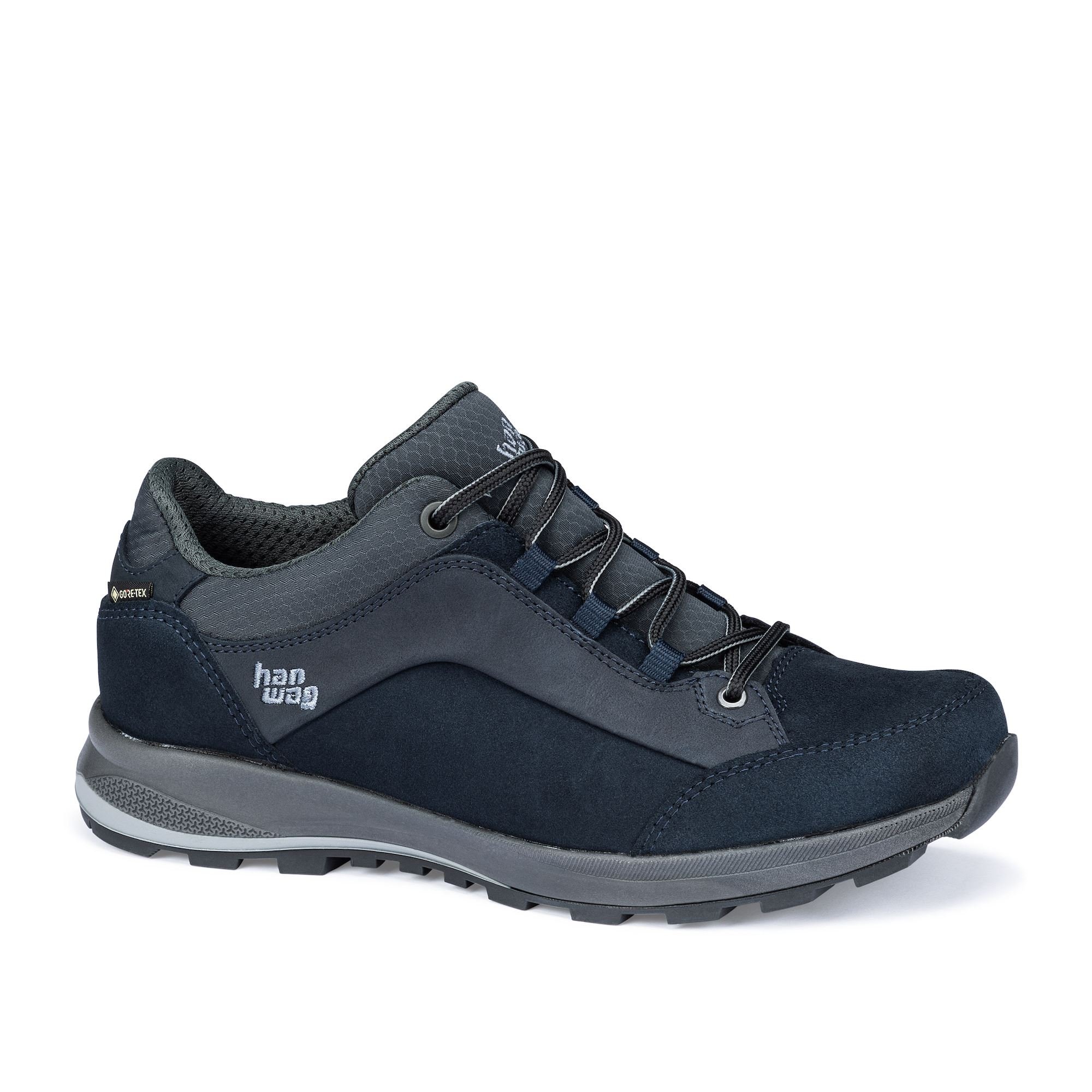 Hanwag Women's Banks Low LL Hiking Shoes Navy/Deep Grey UBIYK7831